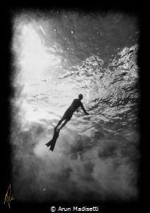 somewhere in deep water, Freedom! by Arun Madisetti 